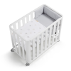 Minicuna DOCO Sleeping 90x50 Blanca con Colchón Cotinfant