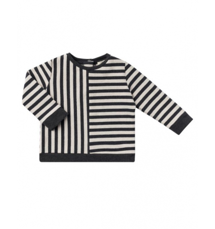 Sudadera Rayas Beige Clic Mini