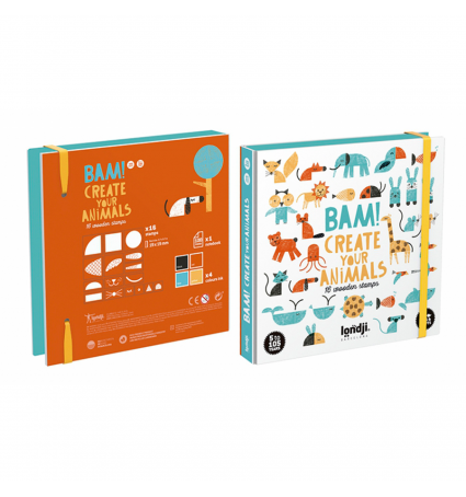 Joc d'estampació Londji 5+ anys Bam! Create your Animals
