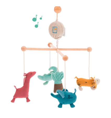 Carrusel musical Moulin Roty Bajo mi Baobab