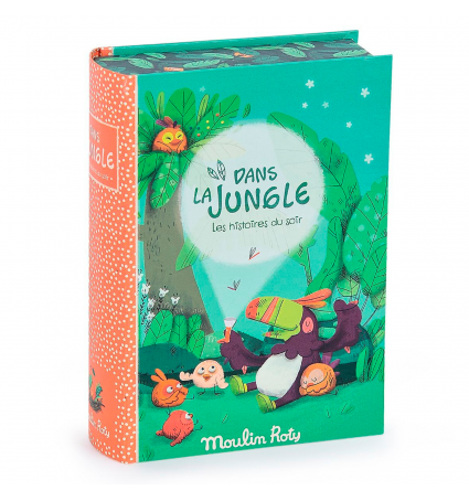 Llibre llanterna projector d'històries Moulin Roty En la Jungla