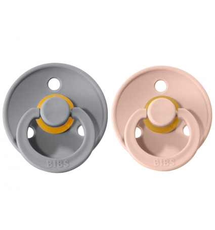 Pack 2 Chupetes BIBS Cloud/Blush 0-6m