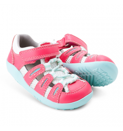 Step Up Summit Bobux Guava + Mist 