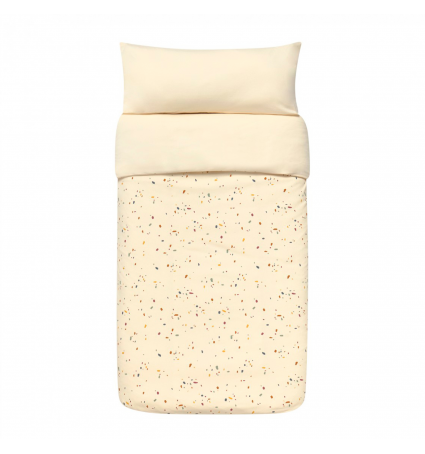 Funda nòrdica Babyclic 60X120 Confetti Ivory 