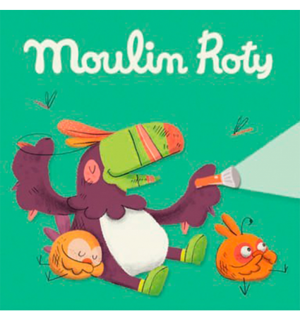 3 cuentos para linterna Moulin Roty En la Jungla 