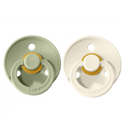 Pack 2 Xumets BIBS Ivory/Sage 0-6m