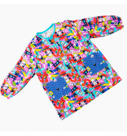 Bata amb botons Micumacu Japan Lovers Lila