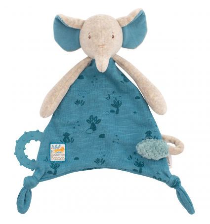 Doudou portachupete Moulin Roty Baobab Elefante