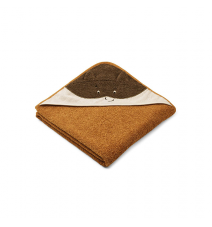 Capa de bany Liewood 100x100cm Superhero Golden Caramel