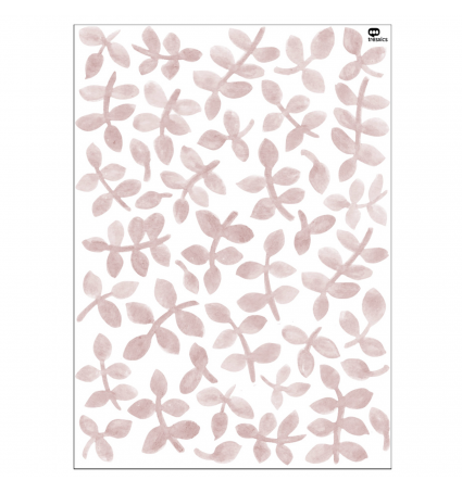 Vinil Decoratiu Tresxics Fulles Aquarel·la Rosa S