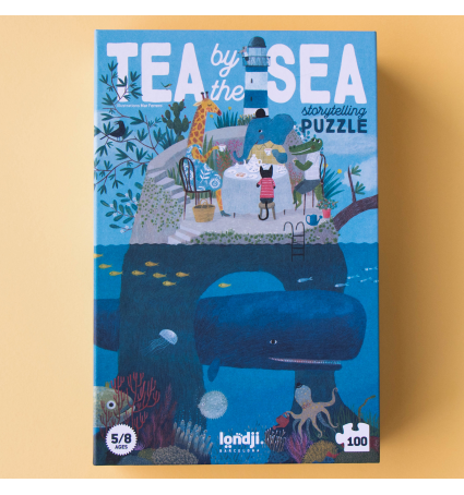 Puzzle Londji 100 peces Tea by the sea