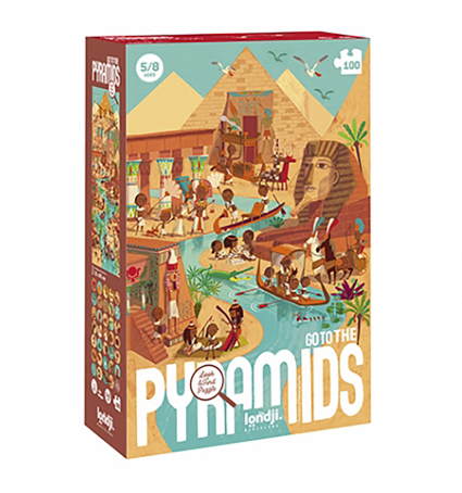 Puzle Londji 100 peces Go to the Pyramids