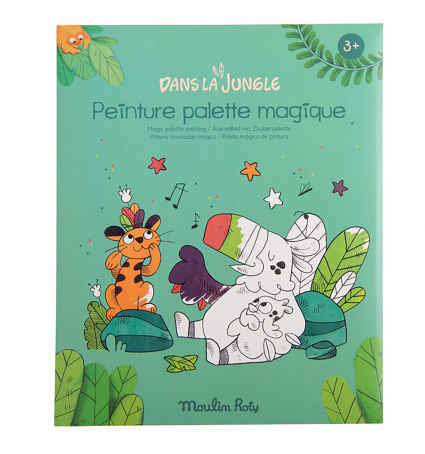Paleta màgica de pintura Moulin Roty Jungla