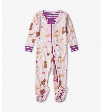 Pijama manga larga una pieza Hatley Cachorros 