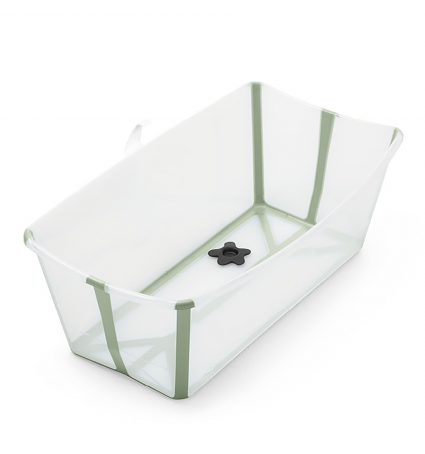 Bañera Stokke® Flexi Bath® Transparente Verde 