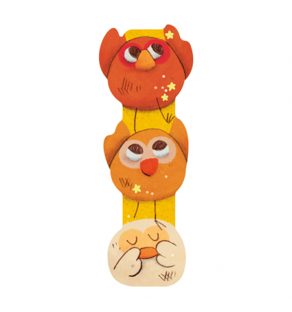 Lletra de fusta I Moulin Roty Groga