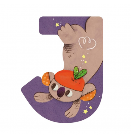 Lletra de fusta J Moulin Roty Violeta