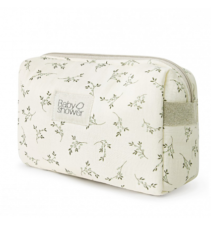Neceser BabyShower Camila olive Bloom