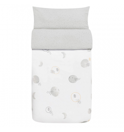 Funda nòrdica Babyclic Minibressol Nuit Blanco