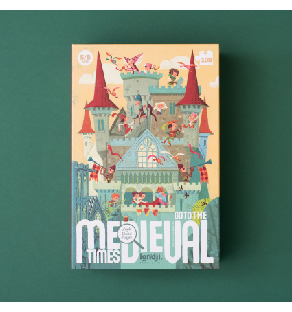 Puzzle Londji 100 peces Go to the Medieval Times