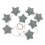 Guirnalda Babyshower Star Grey Powder