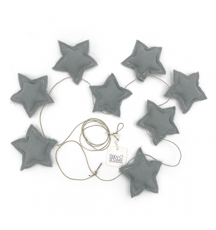 Garlanda Babyshower Star Grey Powder