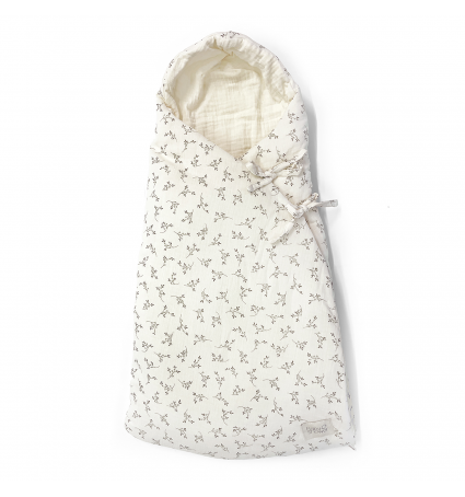 Saco capazo Entretiempo Babyshower Olive Bloom