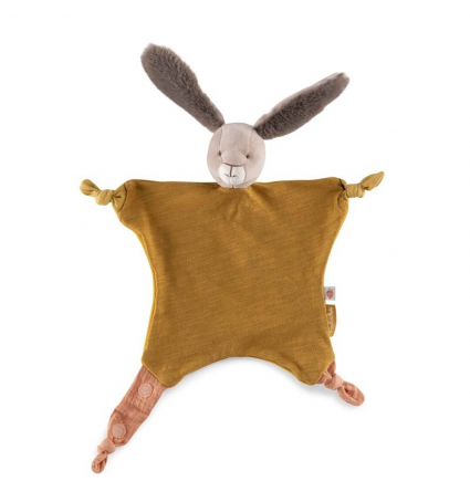 Doudou Moulin Roty Trois petits lapins Conejo Ocre