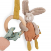 Sonajero con anilla de madera Moulin Roty Trois Petits Lapins Conejo