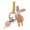 Sonajero con anilla de madera Moulin Roty Trois Petits Lapins Conejo