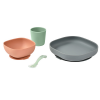 Vajilla de silicona Béaba Mineral