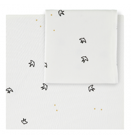 Joc de llençols Babyclic Minibressol Oreneta