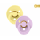 Pack 2 Chupetes BIBS Sunshine/Violet Sky 0-6m
