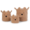 Cistella d'emmagatzematge Childhome Teddy gran