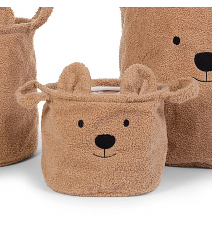 Cistella d'emmagatzematge Childhome Teddy petita