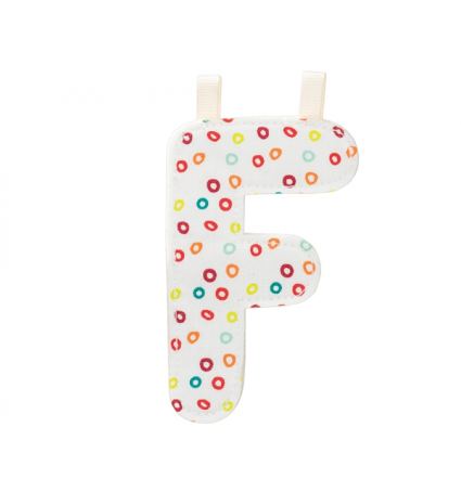 Letra de tela Lilliputiens F