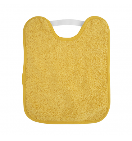 Babero con goma Saro Amarillo
