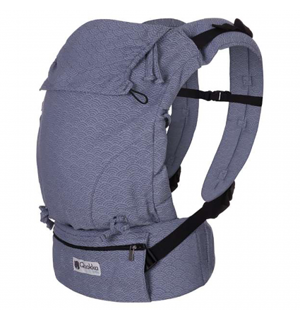 Mochila Portabebés Quokkababy E-Carrier Blue Vibes