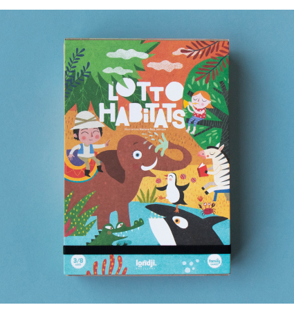 Joc d'agudesa visual Londji 3-8 anys Lotto Habitats