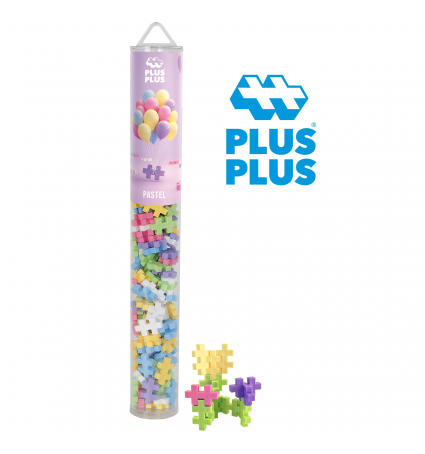 Tub de peces Plus Plus 100 peces Pastel