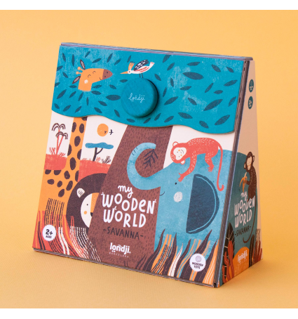 Mini mundos Londji My Wooden World Savanna