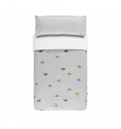 Funda nòrdica Babyclic 60x120 Paper Boat