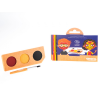 Kit de maquillaje Namaki Ninja y Superhéroe (rojo, oro, negro) 