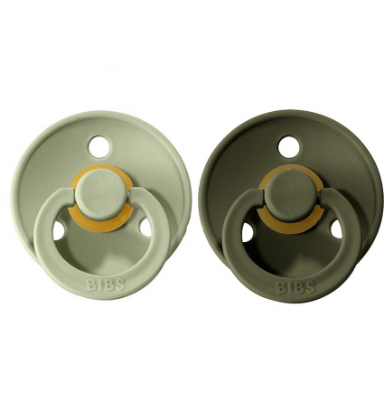 Pack 2 Xumets BIBS Simétrica Sage/Hunter Green 0-6m