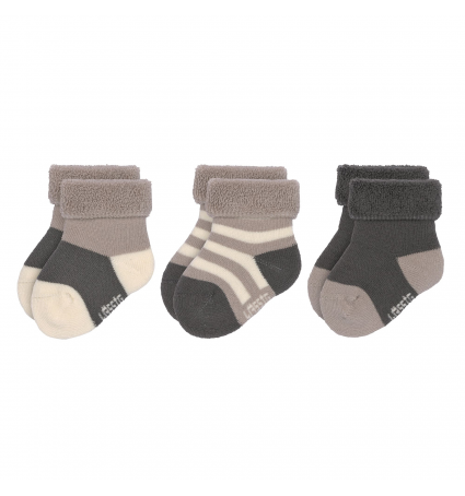 Pack 3 Mitjons Lassig 2-3 anys Anthracite/taupe