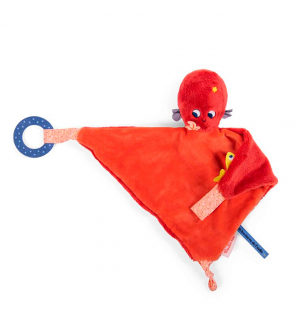 Doudou portachupete Moulin Roty Aventuras de Paulie Pulpo