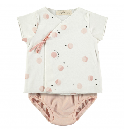 Top & Culotte Baby Clic Lluna Pink