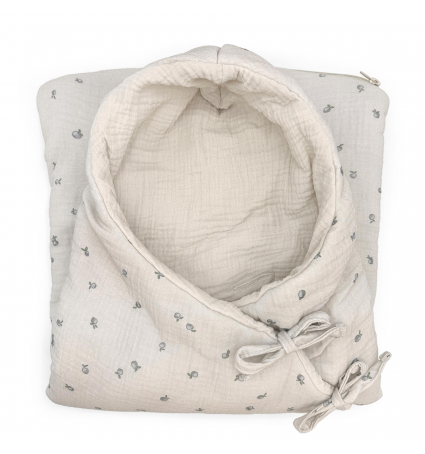 Saco capazo Entretiempo Babyshower Apricot Blue