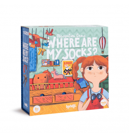Joc de taula Londji 3+ anys Where are my socks?