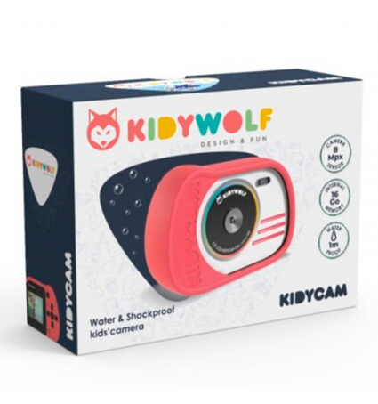 Cámara Digital Infantil Kidywolf Kidycam Rosa